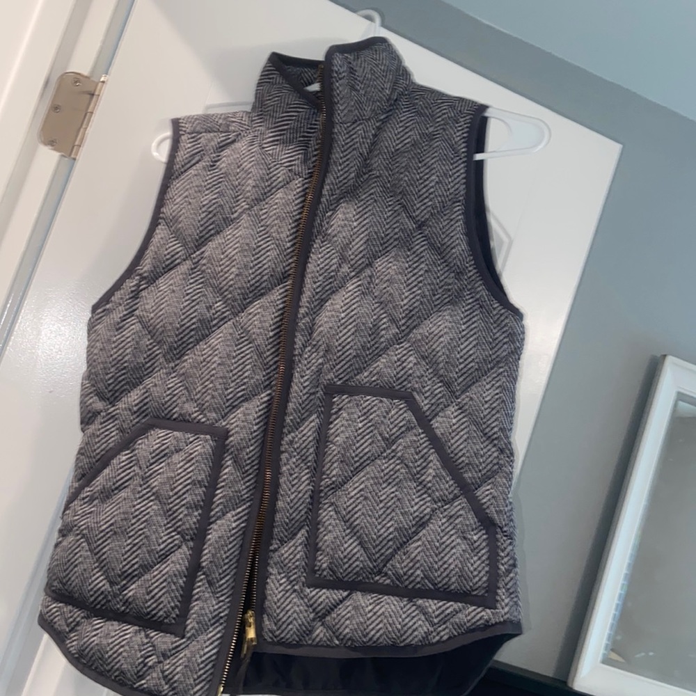 Jcrew herringbone vest jackets and coats winter vest size small
